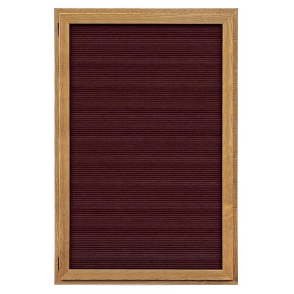 Outdoor Enclosed Combo Board, 72"x36", Black Frame/Blue & Surf
